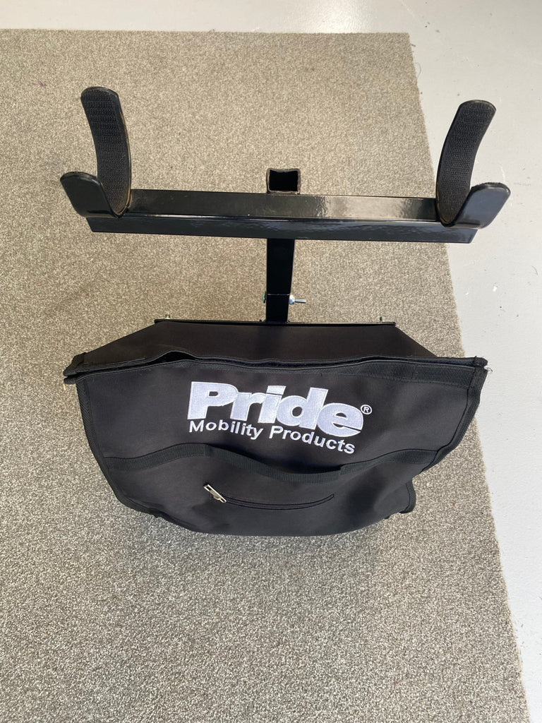 Pride Mobility Rear Bag with Rear Walker Holder (Used)Mobility Scooter AccessoriesMobility PlusMobility Plus