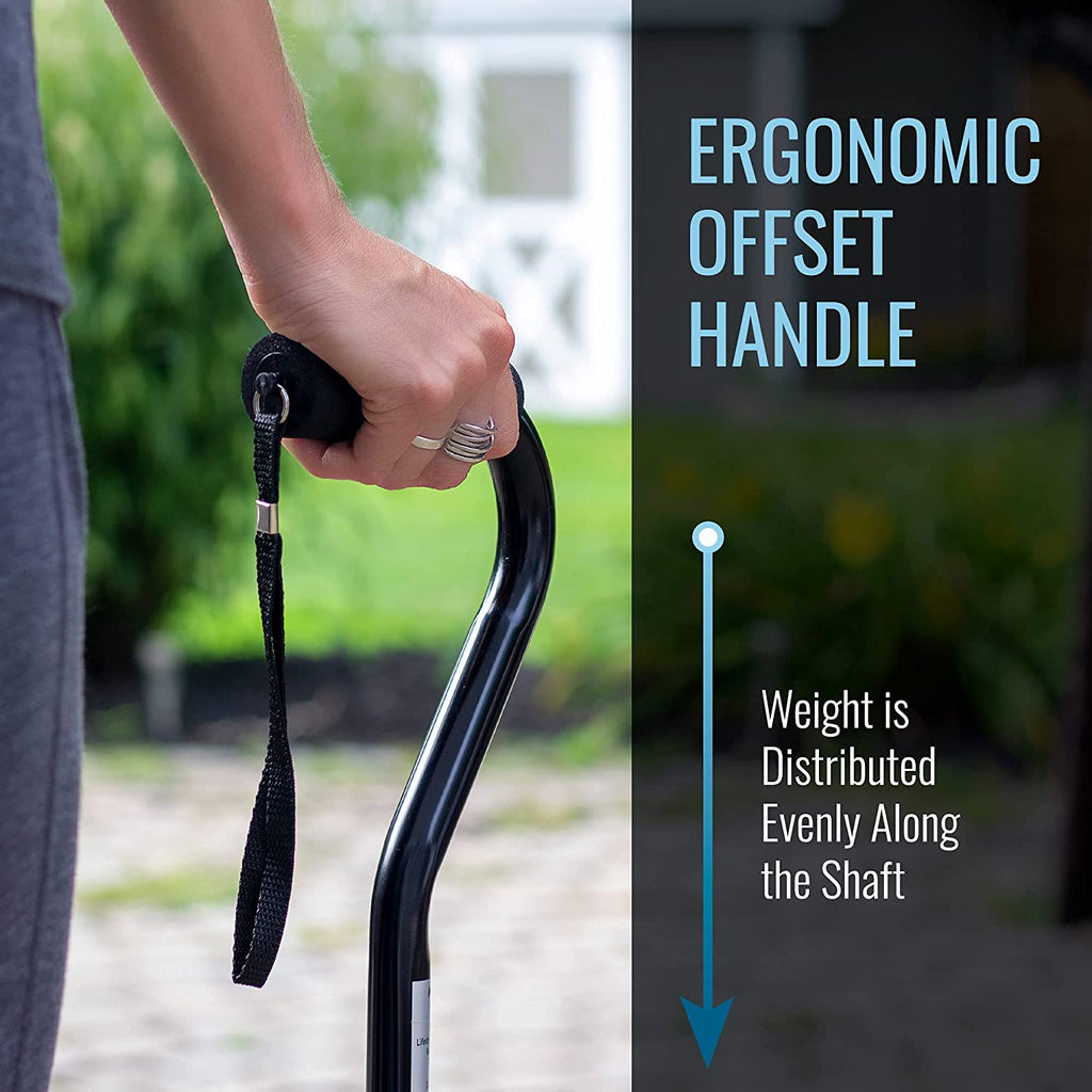 Swan Neck Handle Walking Stick - BronzeCanes and Walking SticksGoldfernMobility Plus