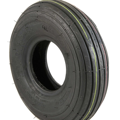 Tyre 3.00-4-Black Pneumatic Ribbed TreadTyres & Inner TubesNot specifiedMobility Plus