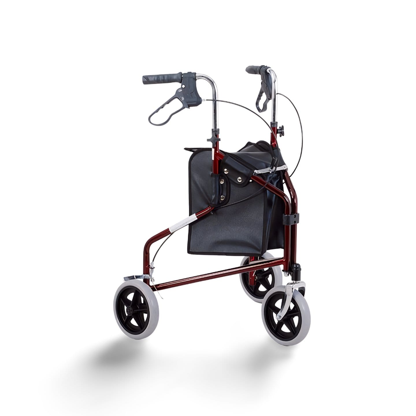 Ultra lightweight 4.5kg tri walker three wheel folding walking frame from Mobility Plus NZ