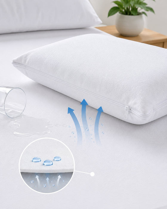 iCare pillow protector NZ - breathable waterproof PU membrane