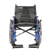 Strongback self-propelled wheelchair - front view