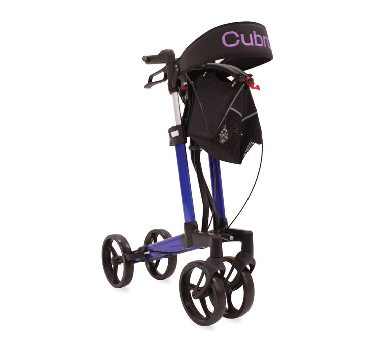 Cubro Freiheit X3 Aluminium Walking Frame – Lightweight (7.2kg) Rollator with Seat & Storage & 9" wheels