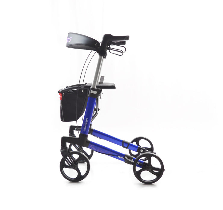 Cubro Freiheit X3 Aluminium Walking Frame – Lightweight (7.2kg) Rollator with Seat & Storage & 9" wheels