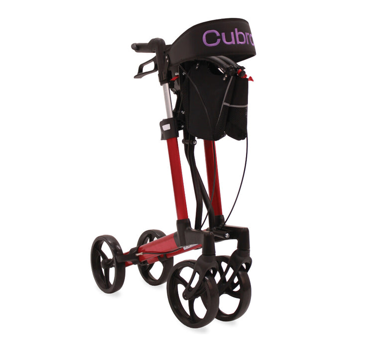 Cubro Freiheit X3 Aluminium Walking Frame – Lightweight (7.2kg) Rollator with Seat & Storage & 9" wheels