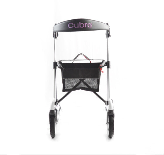 Cubro Freiheit X4 Carbon Fibre Walking Frame NZ | Lightweight Premium Rollator 6.7kg with 9" wheels - Easier to lift, Smoother to Use