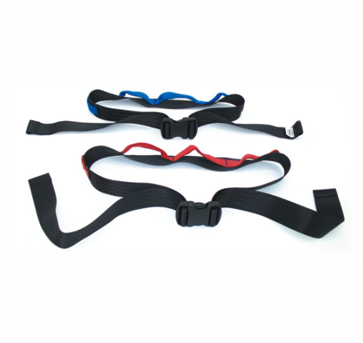 Softech dual adjustment transfer belt with handles - Blue