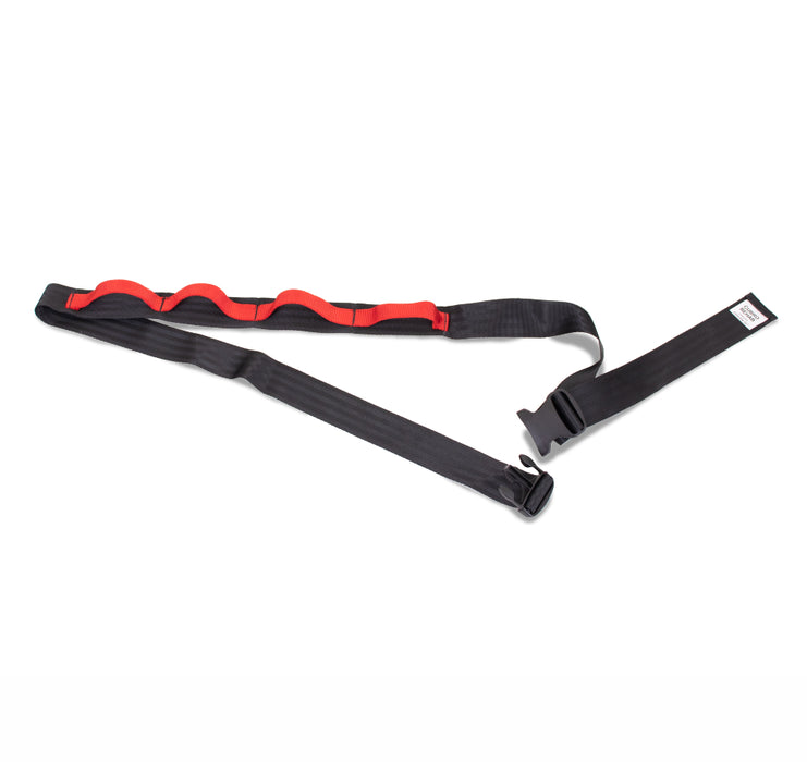 Softech dual adjustment transfer belt with handles - Red
