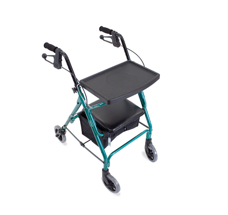 Super Stroller Narrow Walking Frame - Compact Rollator with Seat