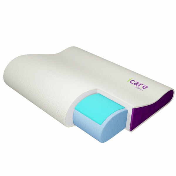 Icare Contour Pillow NZ | Cooling gel insert & contoured contour