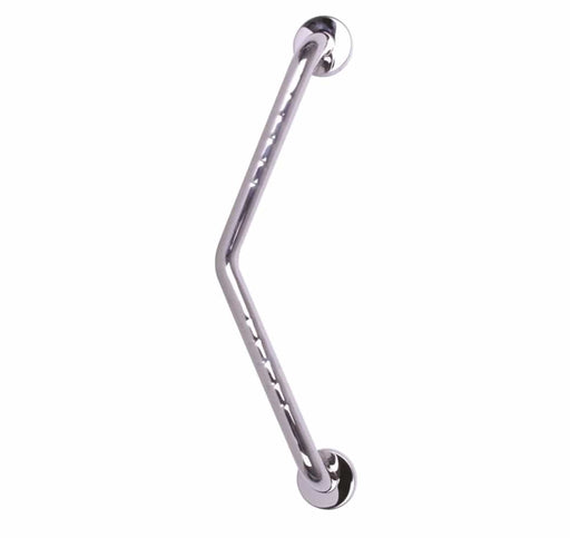 Roma angled stainless steel support rail