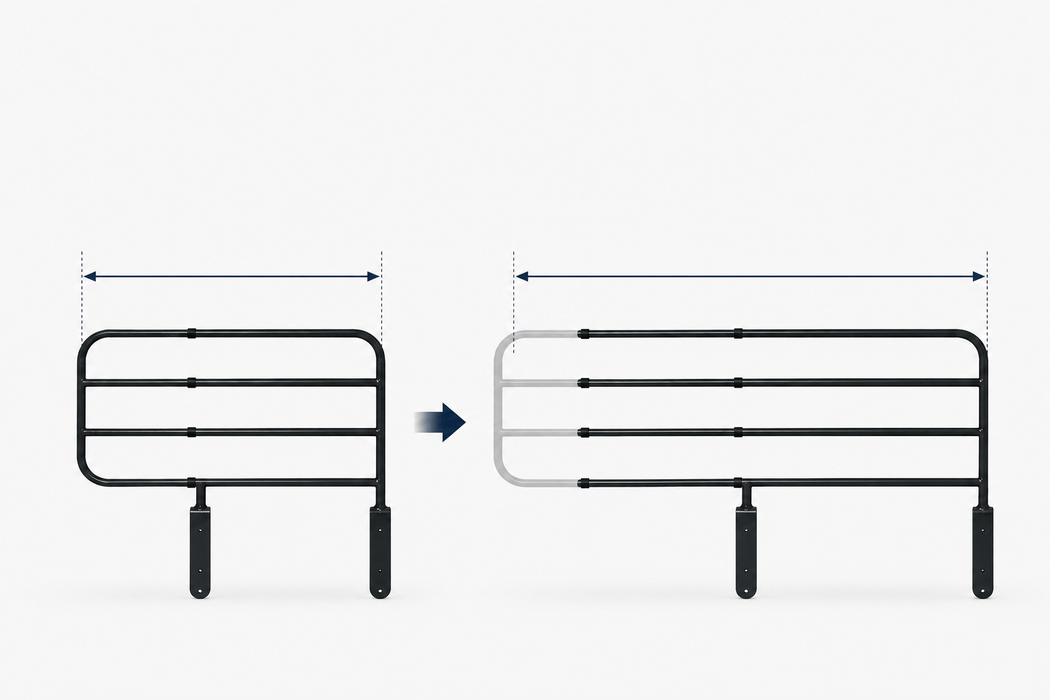 iCare Extendable Side Rail at the 690mm retracted setting