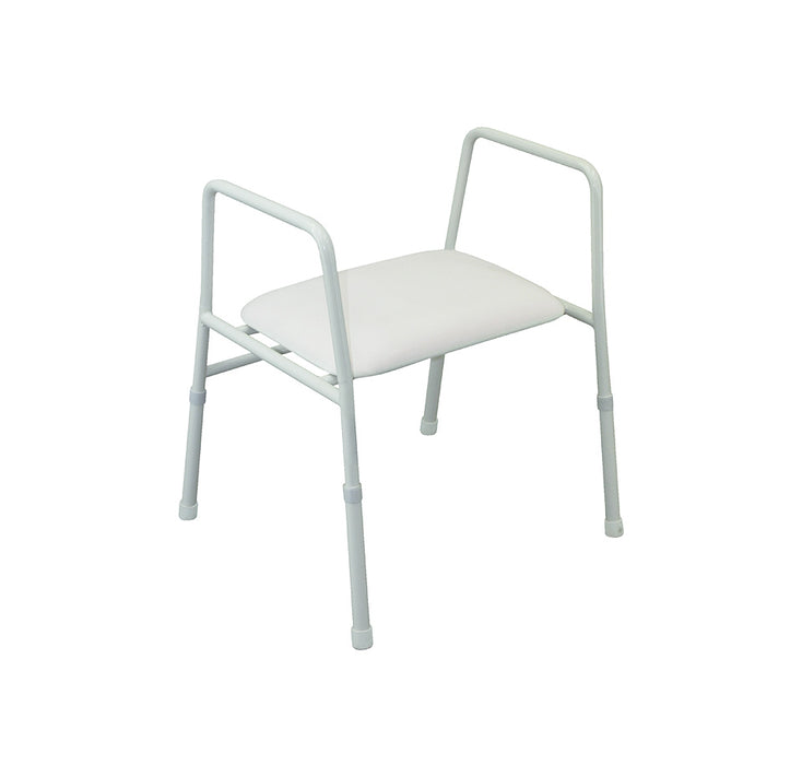 Viking maxi shower stool with arms, 200kg - Mobility Plus NZ