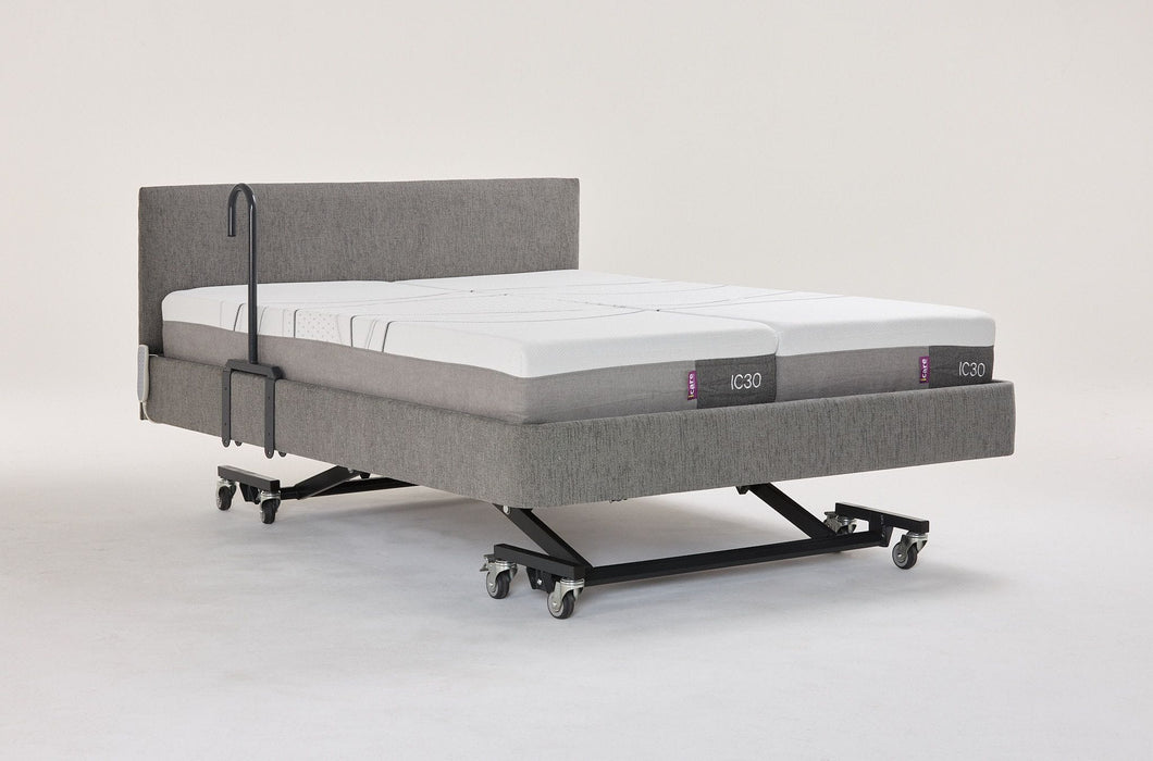 iCare Bed Stick fitted to the side of an iCare homecare bed
