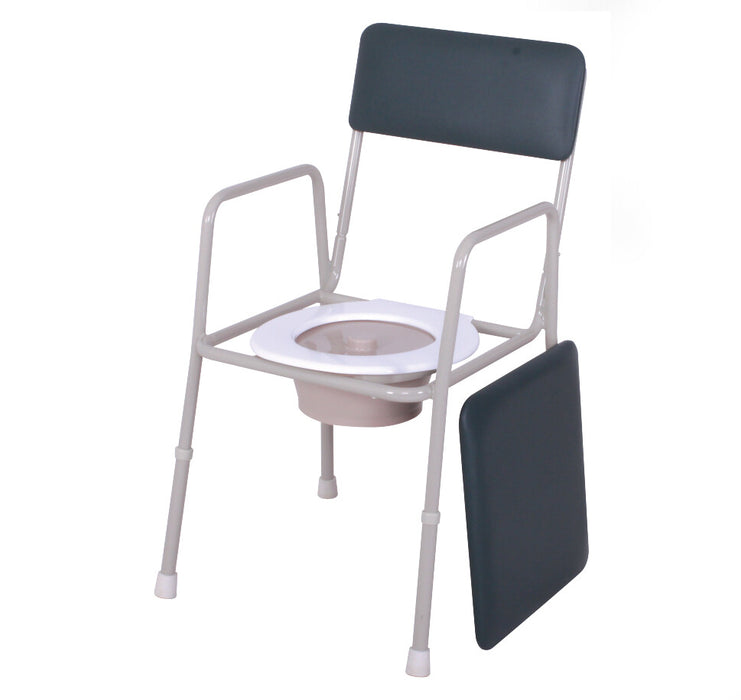Viking® Bedside Commode Chair – Adjustable, Padded & Multi-Use