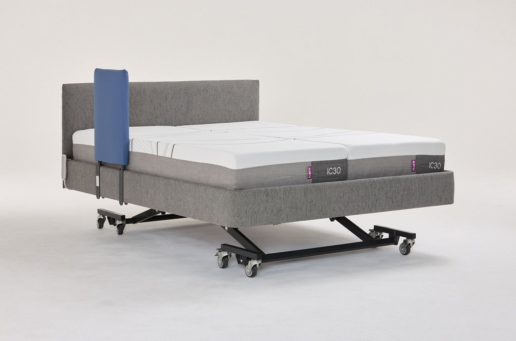 iCare padded rail cover fitted to a bed rail
