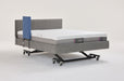 iCare padded rail cover fitted to a full length bed side rail