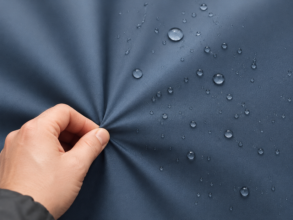 iCare padded rail cover Zerotec waterproof fabric detail