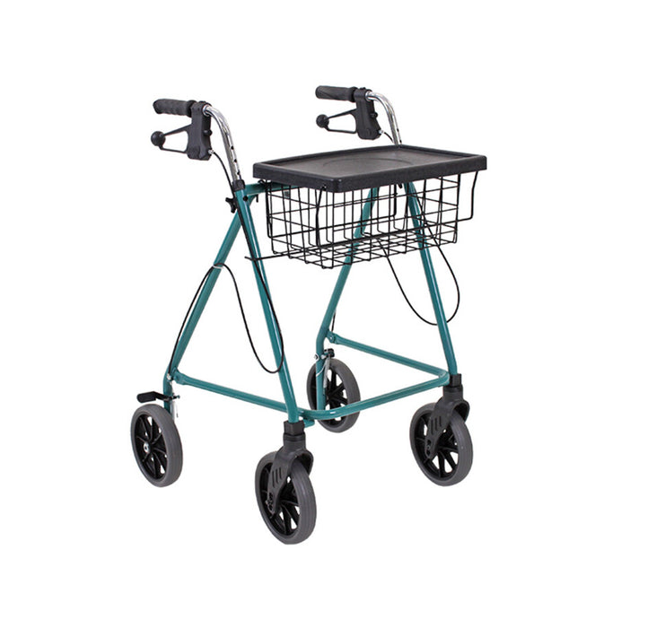Pacer Walking Frame - 8" Wheels with Handbrakes