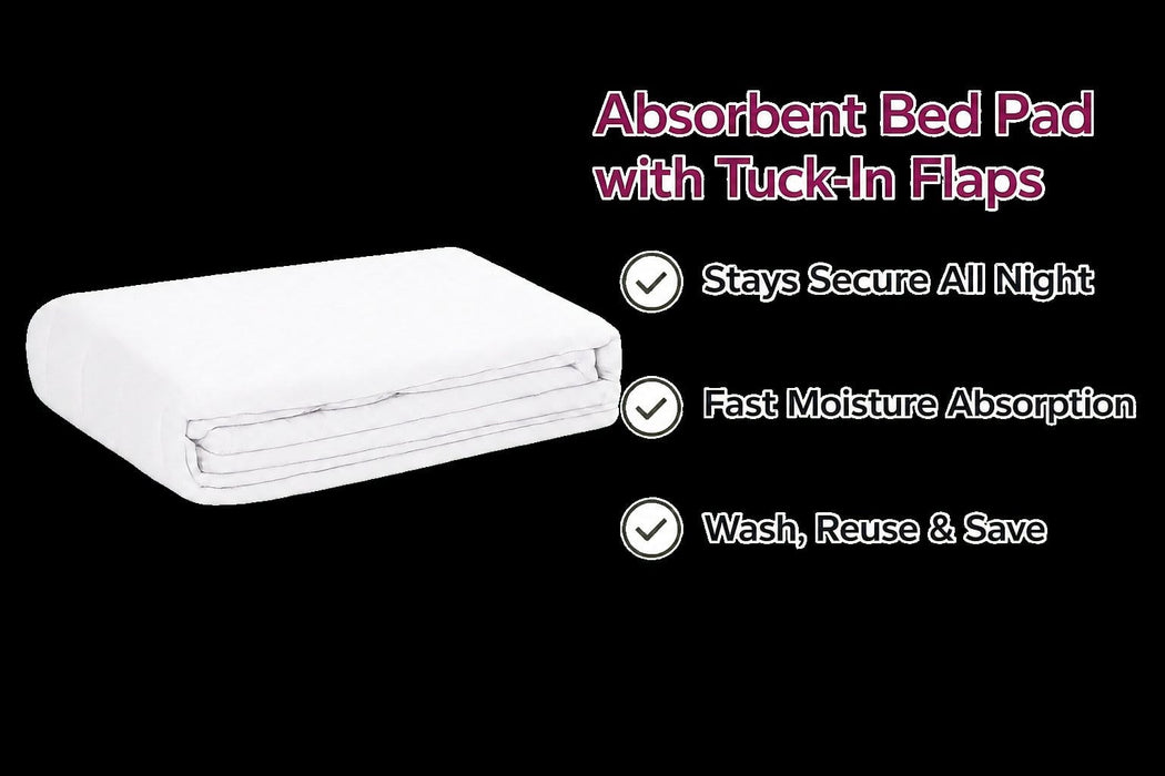 iCare absorbent bed pad NZ - reliable protection that stays in place