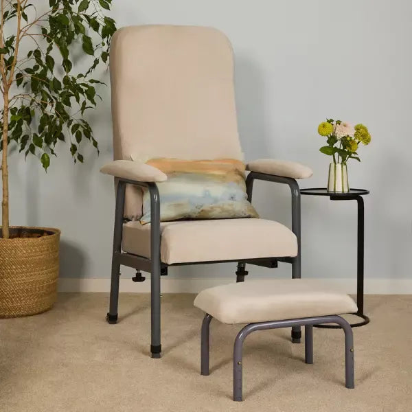 iCare Hoffman Day Chair with footstool