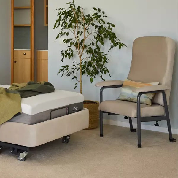 iCare Hoffman Day Chair in a home care setting