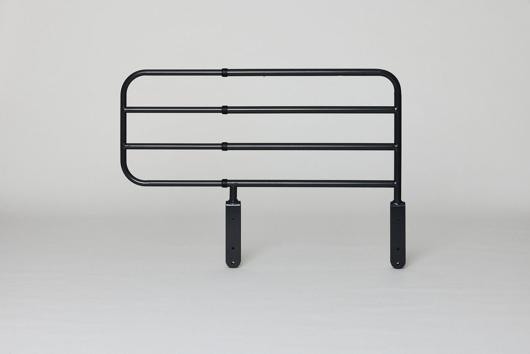 iCare Extendable Side Rail shown extended along the bedside