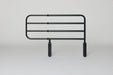 iCare Extendable Side Rail shown extended along the bedside