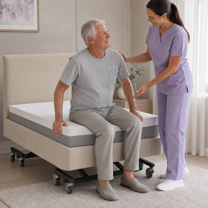 iCare M1 mattress NZ - firm edge support for stable transfers
