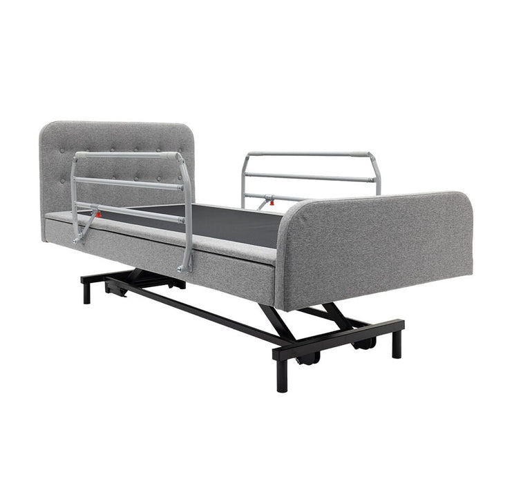 Cubro Caro homecare bed NZ - electric hi-lo bed with hidden wheels