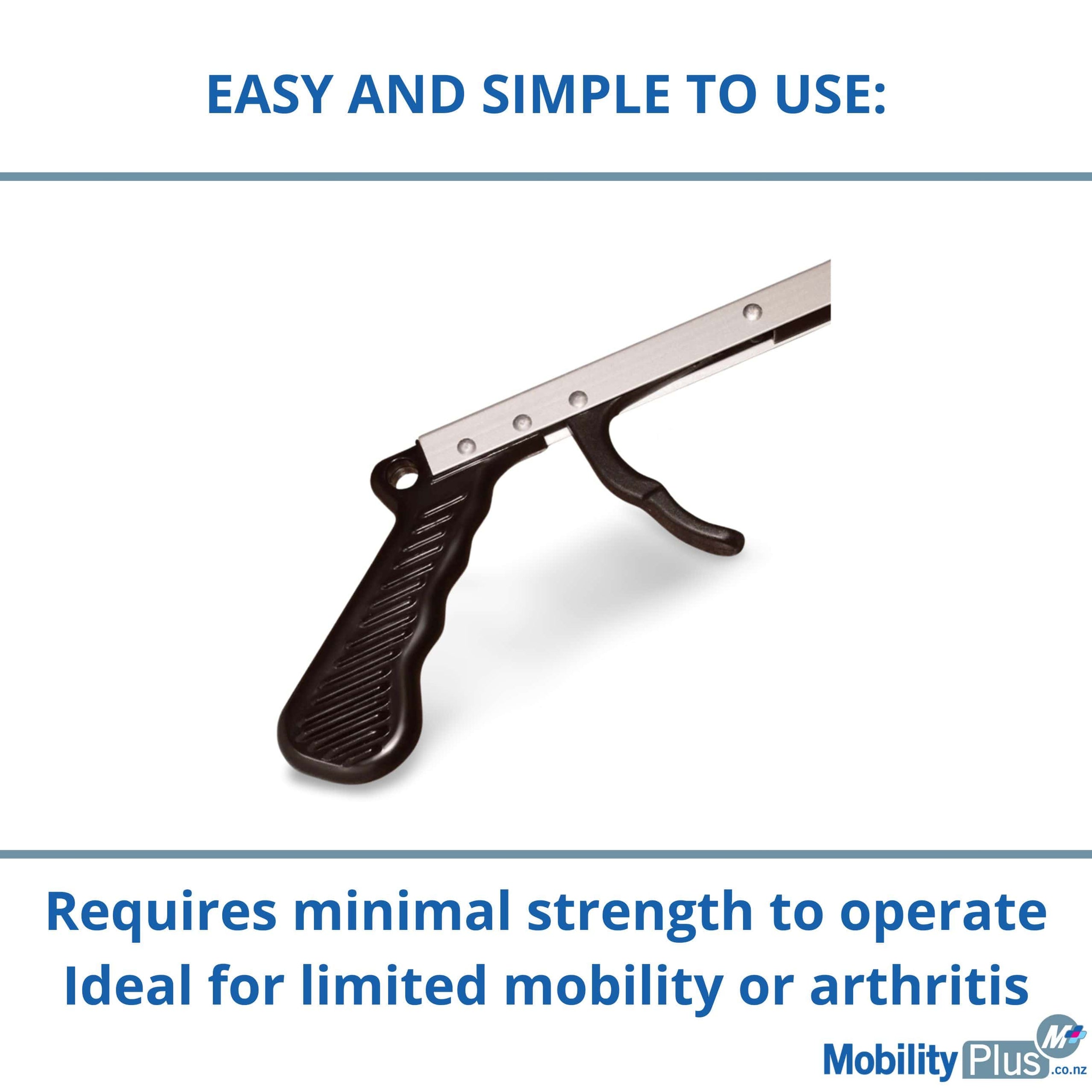 Visual Reference: Aluminium Reacher Lightweight Grabber Tool