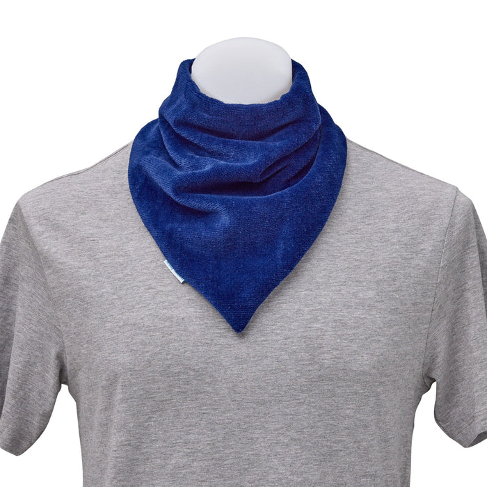 Extra Absorbent Bandana Bib – Adult (Navy) – Small Adult