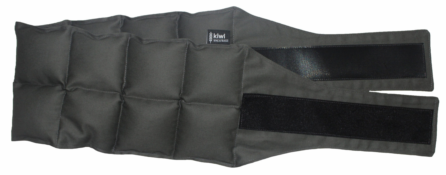 Kiwi Wheat Bags wearable wheat bag with adjustable strap – Battleship Grey