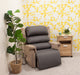 Cubro Configura bariatric rise and recline chair, side view