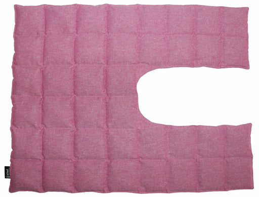Kiwi Wheat Bags over the shoulder wearable wheat bag – Fuchsia Cotton Linen