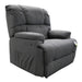 Heavy-Duty Electric Lift Chair - Dark Grey angled view