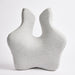 icare Gray back cushion on a white background