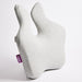 Gray back cushion with a visible brand logo on a white background