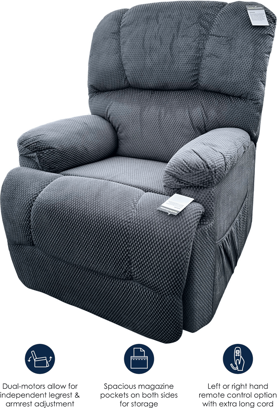 Infinite Position Lift Chair – Dual Motor Comfort | Mobility Plus NZ