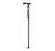 Lifestyle T-Handle Folding Walking Stick - Patterned