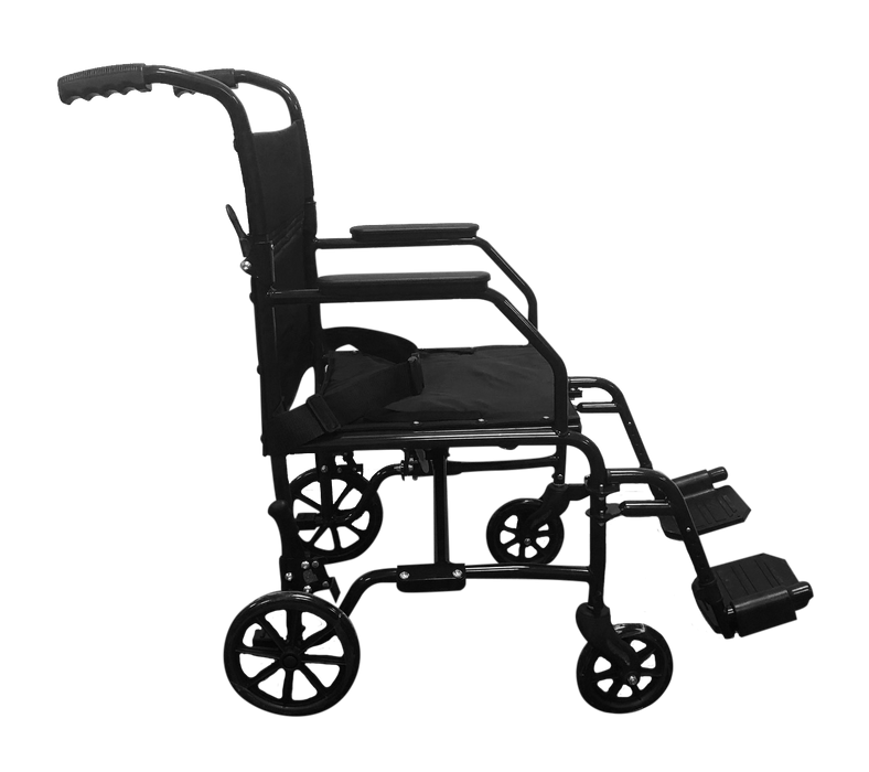 Lightweight Folding Transit Wheelchair – Compact & Affordable