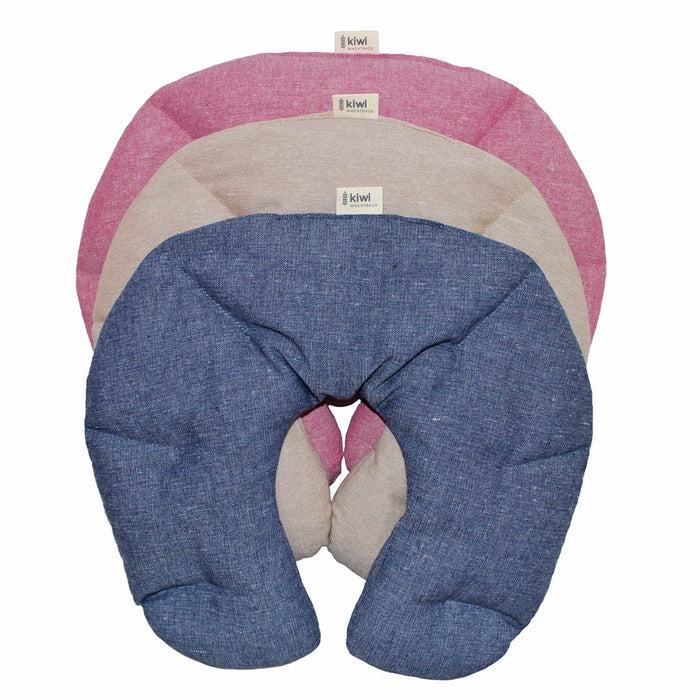 Kiwi Wheat Bags neck wheat bags in the cotton linen colour range