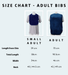 Extra Absorbent Adult Bib – Navy