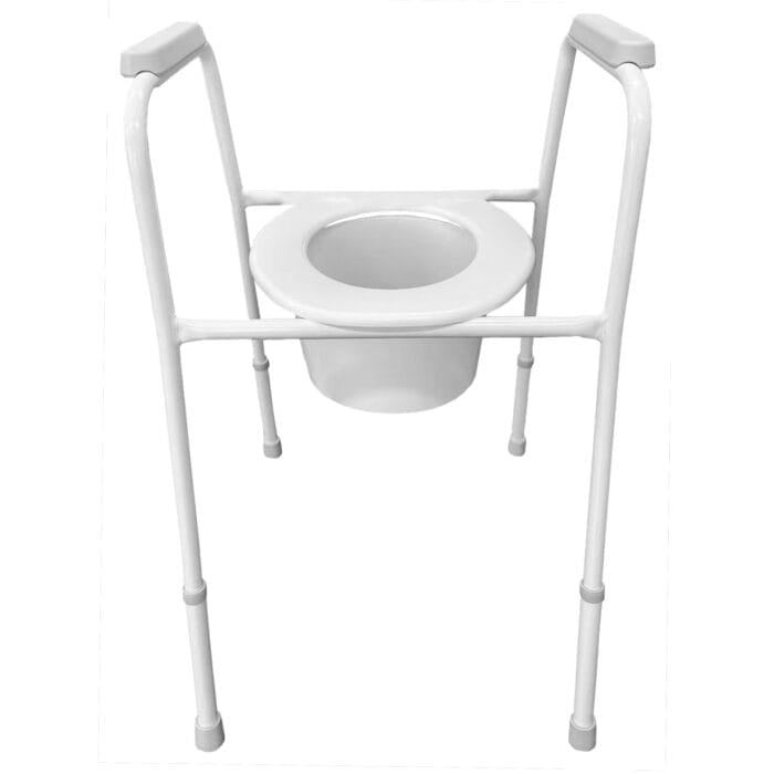 Over Toilet Frame with Seat & Splash Guard