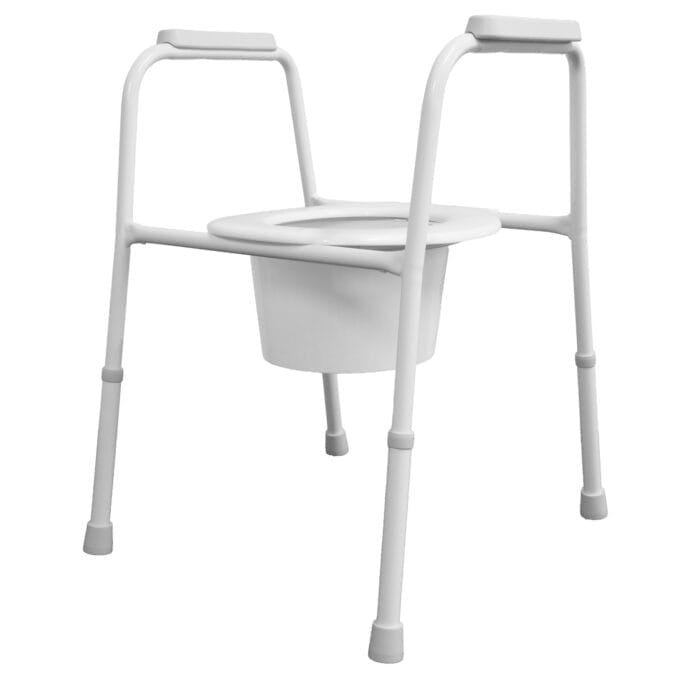 Over Toilet Frame with Seat & Splash Guard