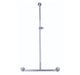 Roma T-bar shower support rail with sliding shower head holder - Mobility Plus NZ