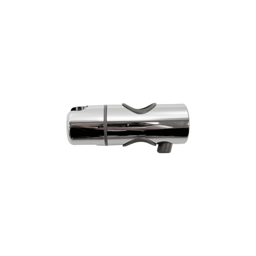 Stainless steel sliding shower head holder that fits the vertical bar of the shower T rail