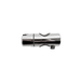 Stainless steel sliding shower head holder that fits the vertical bar of the shower T rail
