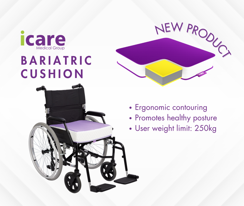 iCare Bariatric Seat Cushion NZ | ActiveX Foam Support for Larger Users