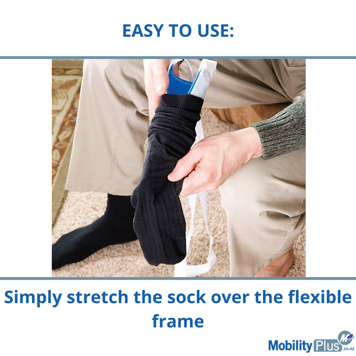 Lightweight Sock Aid – No Bending Required!